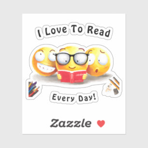 I Love To Read Books Reader Personalize