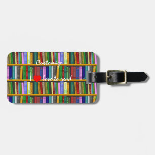 I love to read Books Thunder_Cove Luggage Tag