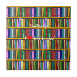 I love to read Books  Thunder_Cove Tile