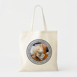 I LOVE TO READ Tote Bag featuring Marty Mouse