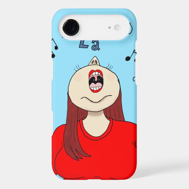 I Love to Sing iPhone 3 case (Back)