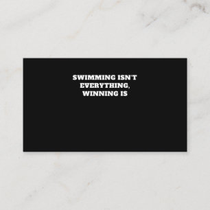 I Love To Swim Art Design Swimming Quote Gift Idea Enclosure Card