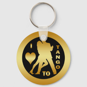 I LOVE TO TANGO KEYCHAIN