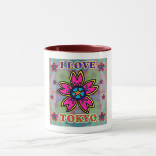 "I LOVE TOKYO" Flowers Cup