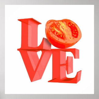 I LOVE TOMATO | Posters