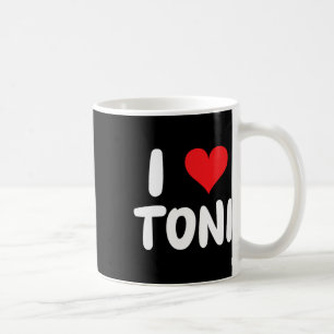 I Love Toni - Heart - Name Coffee Mug