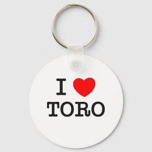 I Love Toro Keychain