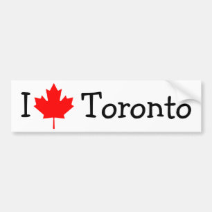 I Love Toronto Bumper Sticker