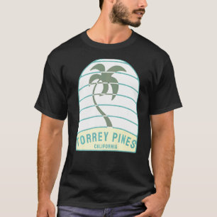 I Love Torrey Pines Beach California Palm Tree Ca T-Shirt