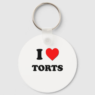 I love Torts Keychain