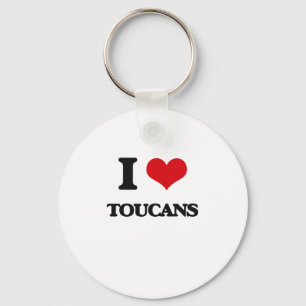 I love Toucans Keychain