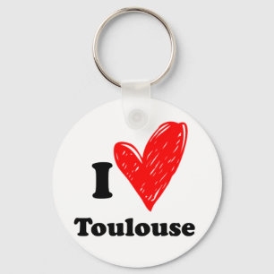 I love Toulouse Keychain
