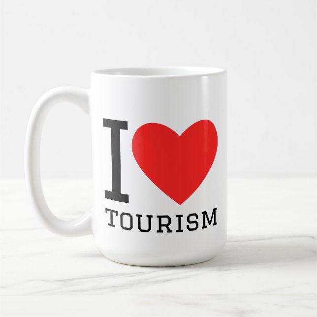 I love tourism coffee mug (Left)