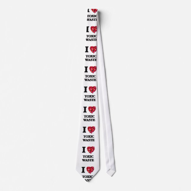 I love Toxic Waste Tie (Front)