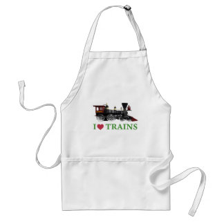 I Love Trains Standard Apron