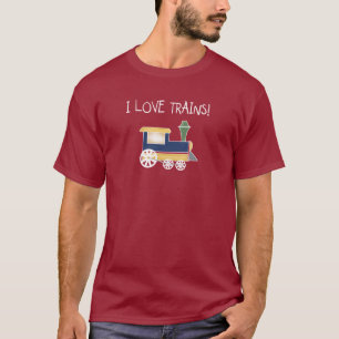 I Love Trains Tshirts and Gifts