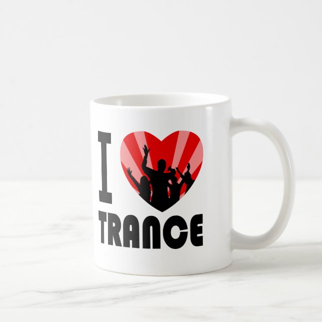 I love Trance Dancers design Coffee Mug (Right)