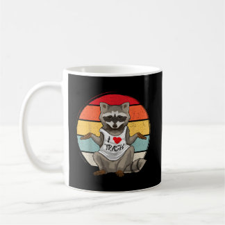I Love Trash Raccoon Racoon Trash Panda Coffee Mug