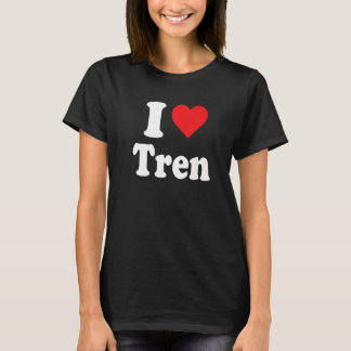 I Love Tren Distressed Retro Vintage 1 T-Shirt