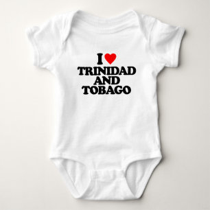 I LOVE TRINIDAD AND TOBAGO BABY BODYSUIT