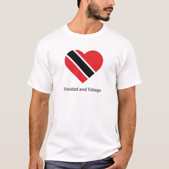 I Love Trinidad and Tobago T-Shirt (Front)