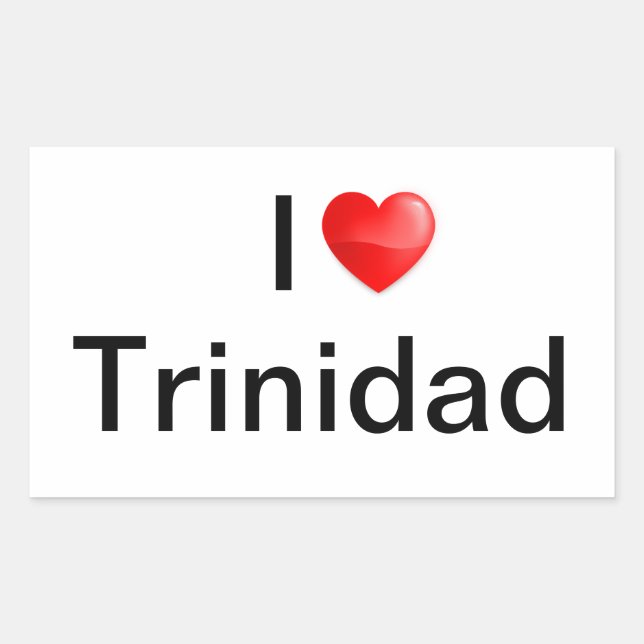 I love Trinidad Sticker (Front)
