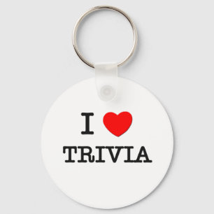 I Love Trivia Keychain