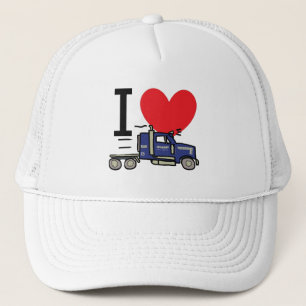 I Love Trucking Trucker Hat