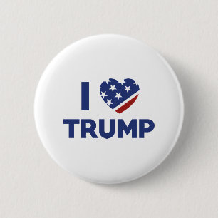 I Love Trump 2 Inch Round Button