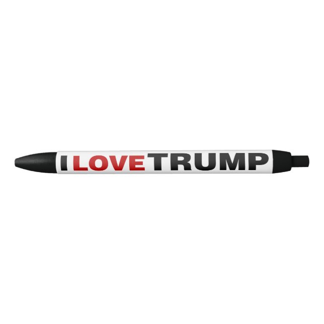I Love Trump Black Ink Pen (Front)