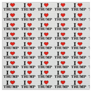 I Love Trump Fabric