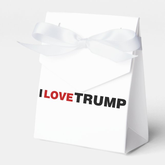 I Love Trump Favor Box (Front Side)