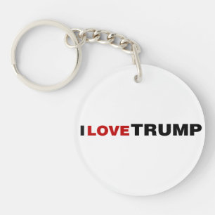 I Love Trump Keychain