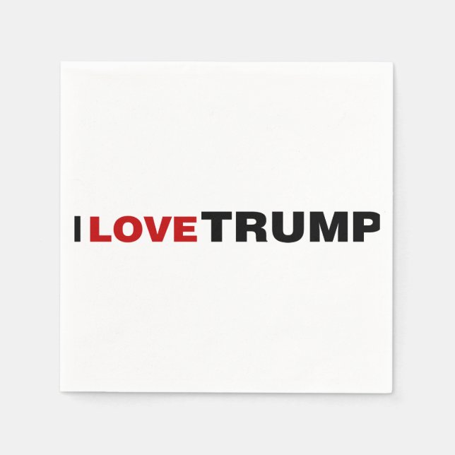 I Love Trump Napkin (Front)