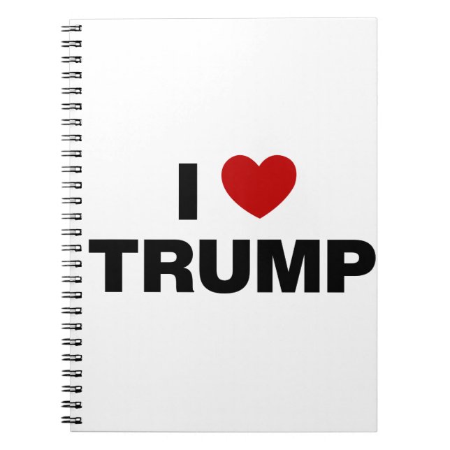 I Love Trump Notebook (Front)