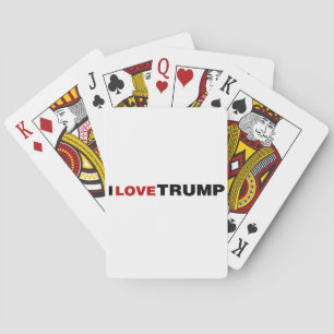 I Love Trump Playing Cards