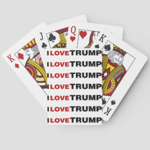 I Love Trump Playing Cards