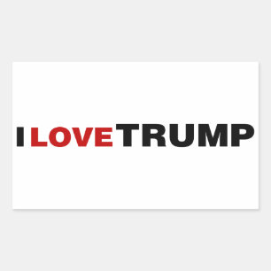 I Love Trump Sticker