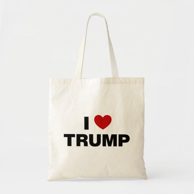 I Love Trump Tote Bag (Front)