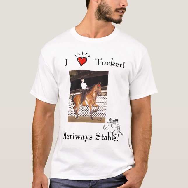 I Love Tucker! T-Shirt (Front)