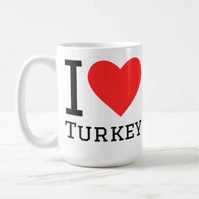 I love turkey coffee mug (Left)