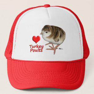 I Love Turkey Poults! Trucker Hat
