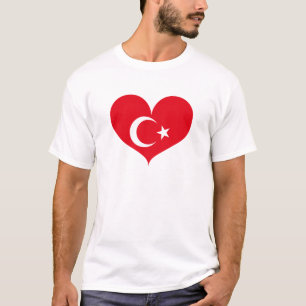 I Love Turkiye Flag T-Shirt