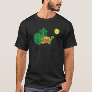 I Love Turtles Smile Face Turtle Sunshine Tropical T-Shirt