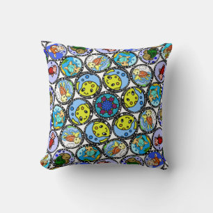 I love turtles throw pillow