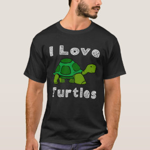I Love Turtles Tortoise Reptile Zoo Sea Turtle Oce T-Shirt