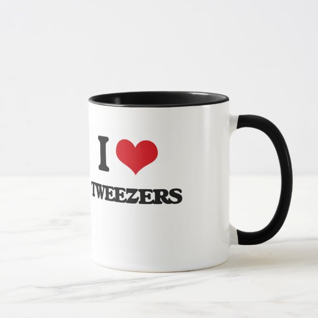 I love Tweezers Mug (Right)