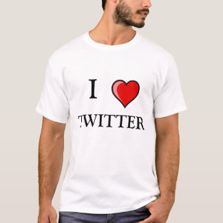 I,  LOVE TWITTER T-Shirt