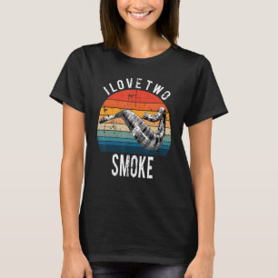 I Love Two Smoke Two Stroke for Motocross or Racin T-Shirt