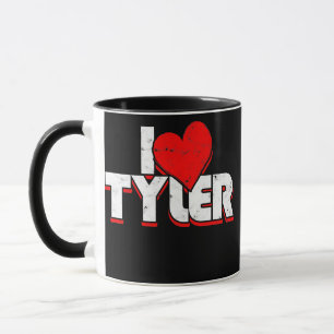 I Love Tyler Heart Men Women Charming Happy Mug